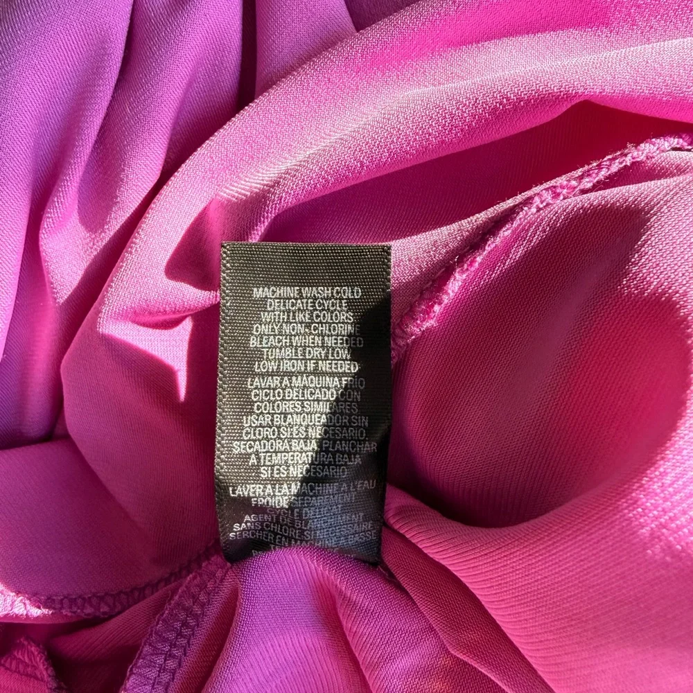 Nina Leonard Vibrant Pink Jumpsuit NWOT - Picture 9 of 9